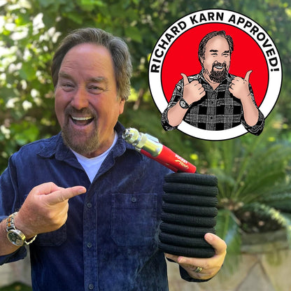 Pocket Hose Silver Bullet 2.0 Expandable Garden Hose 50-FT with Turbo Shot Nozzle, AS-SEEN-ON-TV, Lead-Free, Solid Aluminum Connectors, Easy On/Off Valve, Kink-Free, Leak-Proof