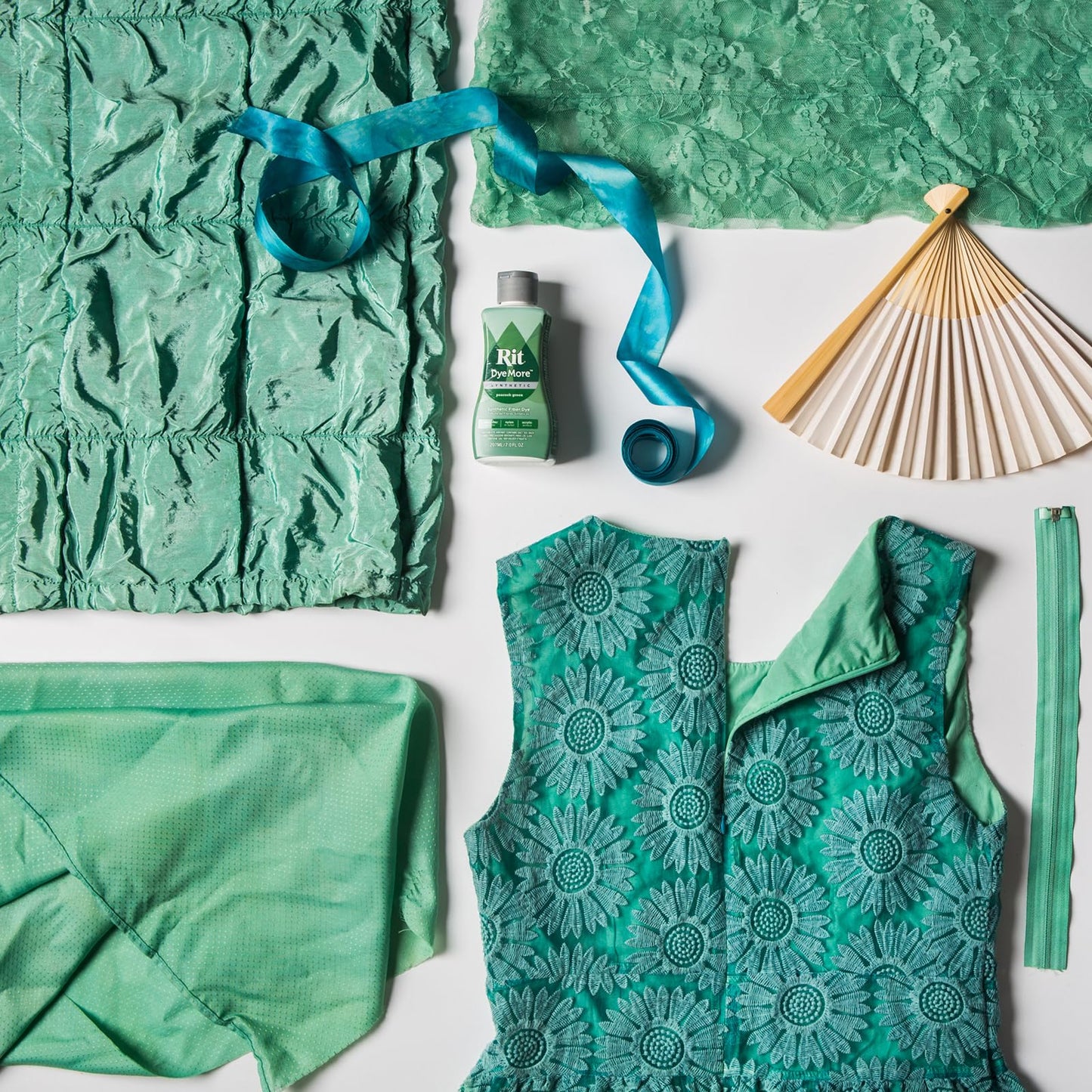 Rit DyeMore Liquid Dye, Peacock Green 7 Fl Oz (Pack of 1)