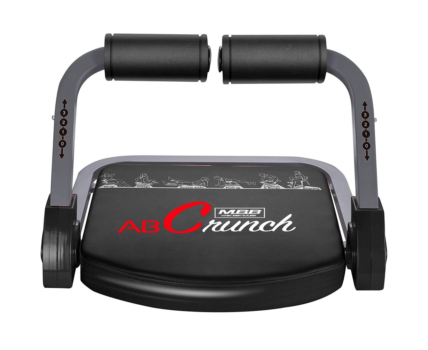 Fitlaya Fitness-abs exercise equipment ab machine for Abs and Total Body Workout, home gym fitness equipment for all ages. (BLACK)