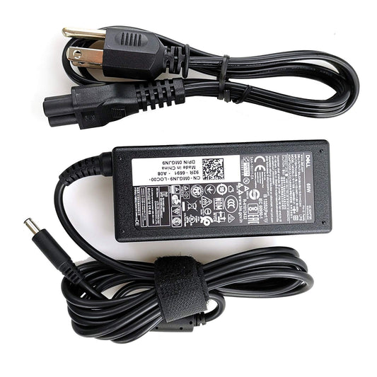 New Dell Original Laptop Charger 65W watt 4.5mm tip AC Power Adapter(Power Supply) with Power Cord for Inspiron 13 14 15,3000 5000 7000 Series,5558 5755 3147 7348-2in1 5555 5559,0G6j41 0MGJN