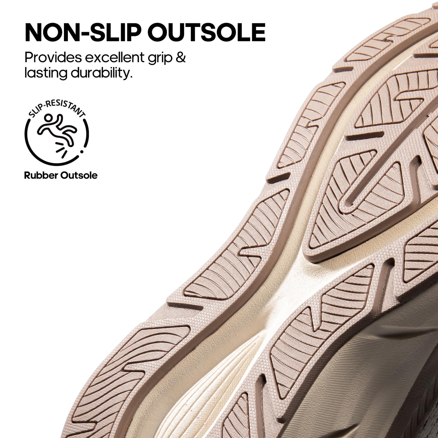 NORTIV 8 Women's Walking Shoes Cushion Comfortable ActiveBreeze Running Tennis Shoes Non-Slip Workout Gym Sports Athletic Breathable Fashion Sneakers,Size 8.5,Beige/Khaki,SNWS248W