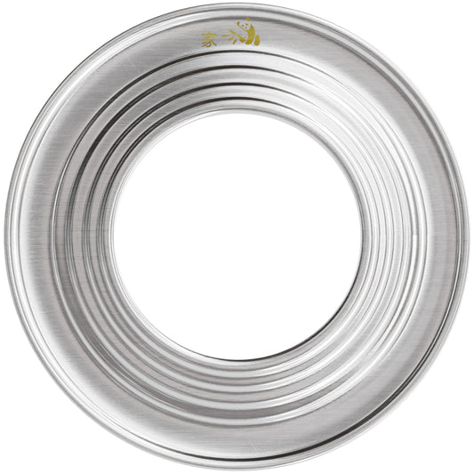 Prime Home Direct Stainless Steel Steamer Ring | Fits 7 to 12-Inch Bamboo Steamer Basket | Steaming Ring for Asian Chinese Wok, Food, Dumpling, Dim Sum, Steam Pot Accessories Metal Cooking Rim Adapter