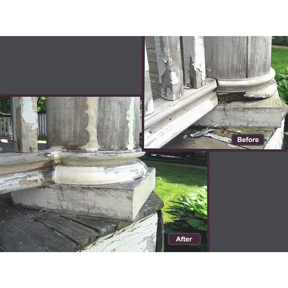 Abatron Wood Restoration Kit - 24 Ounce - Includes LiquidWood Epoxy Resin Wood Hardener and WoodEpox Wood Filler