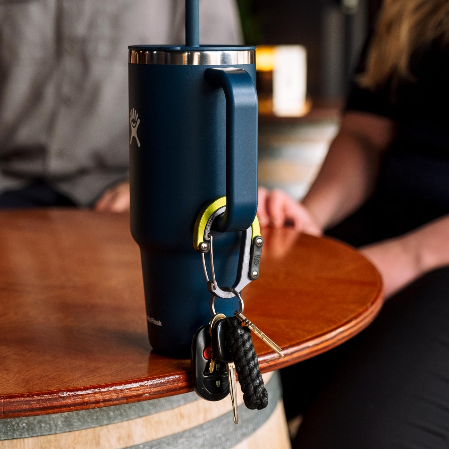 GEAR AID HEROCLIP Carabiner Gear Clip and Hook (Large, Medium, Small) for Camping, Backpack, Suitcases, Purse and Garage Organization, Stealth Black, Variety Size 3 Pack