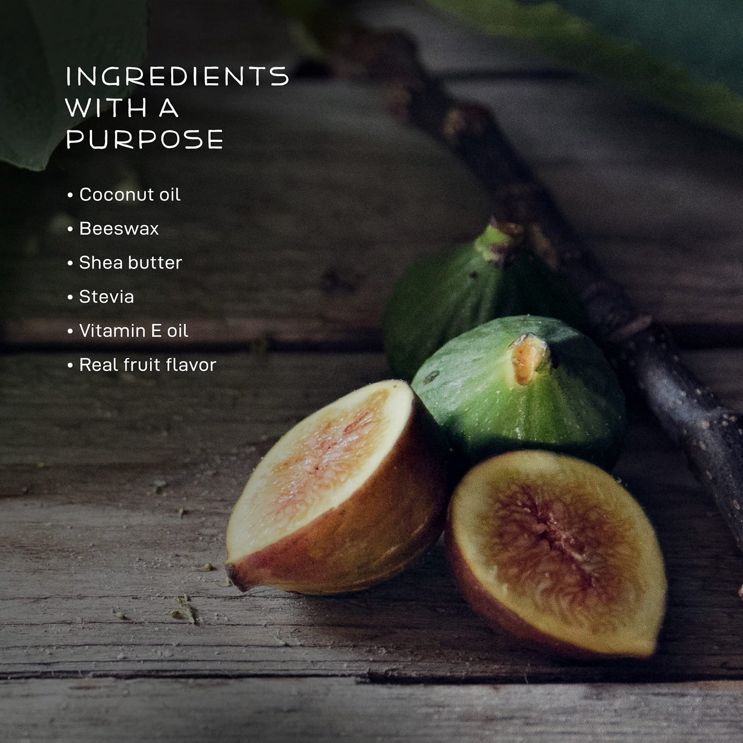 Farmstead Apothecary Lip Balm (Fig & Honey, 1 Pack)