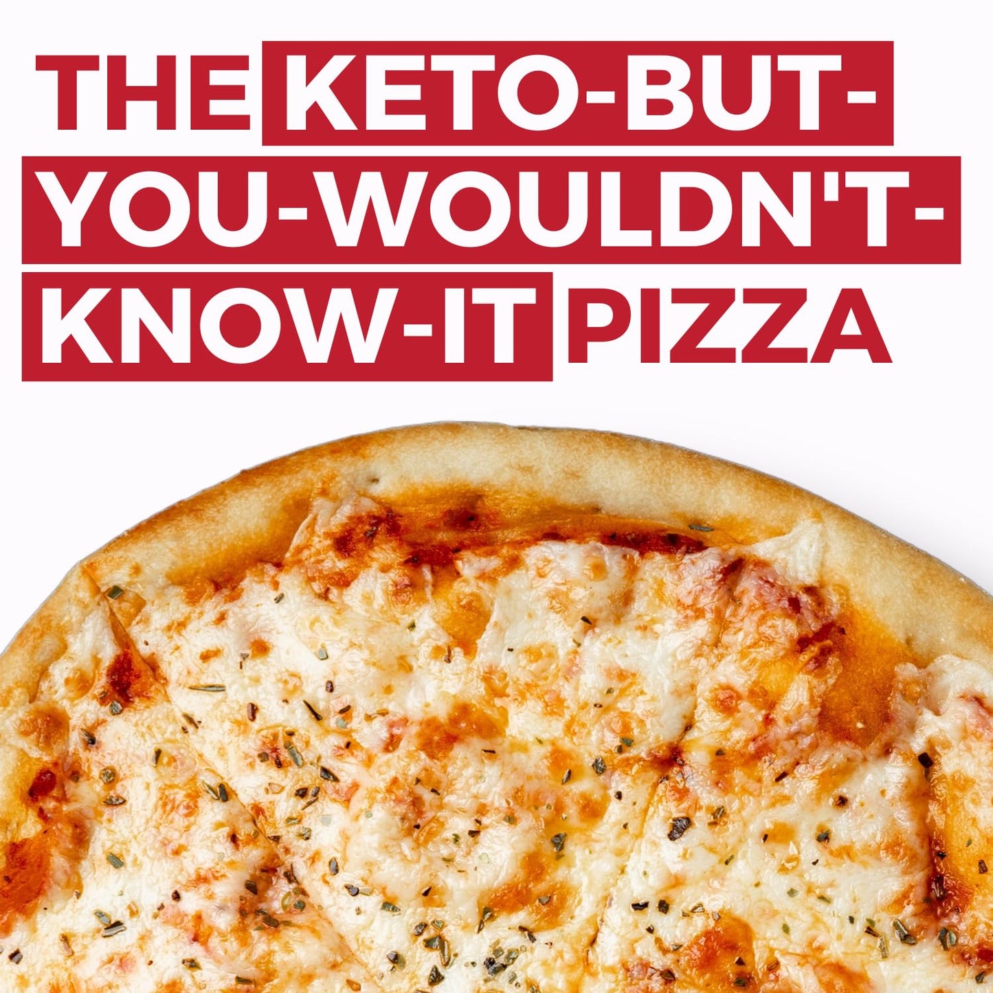 Keto Pizza Crust - Low Carb and Keto Friendly - Only 2g Net Carbs - Incredible Taste and Texture - Zero Sugar - Just Add Water and Oil - Keto Has Never Been So Easy - Keto Food - No Almond Flour - Non-GMO Sourced (7.6oz Mix) (1-Pack)