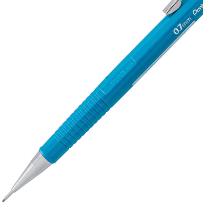 Pentel P207BP2K6 Sharp Mechanical Drafting Pencil, 0.7 mm, Blue Barrel, 2/Pack