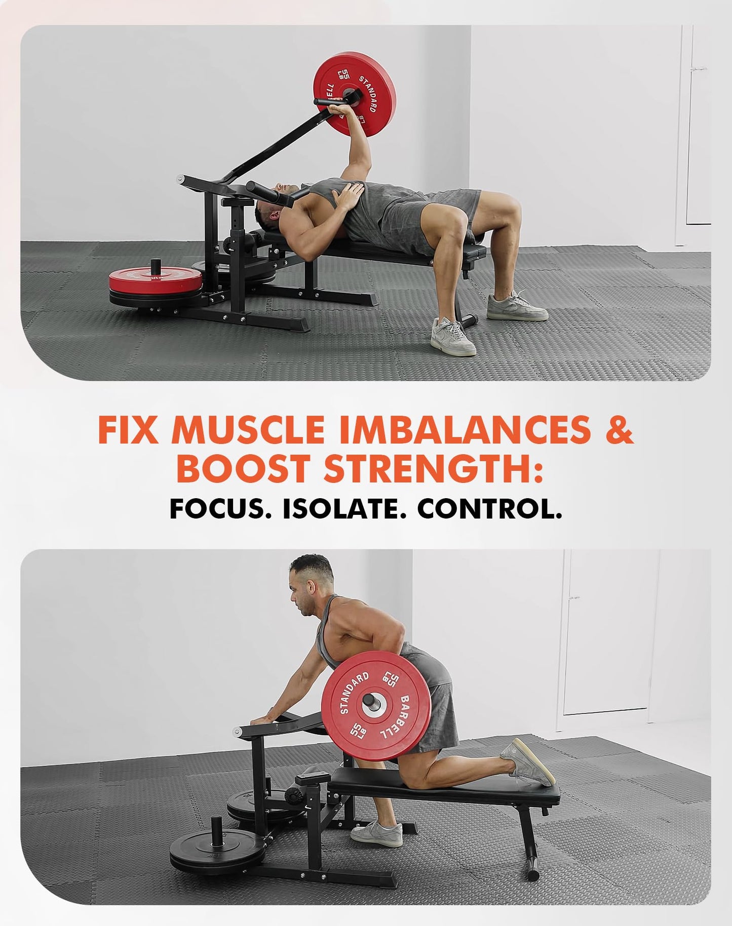 GMWD Chest Press Machine, 1250LBS Bench Press Machine with Independent Converging Arms, Adjustable Flat Incline Bench for Chest, AB Workouts, Shoulder Home Gym Equipment, Black, V1