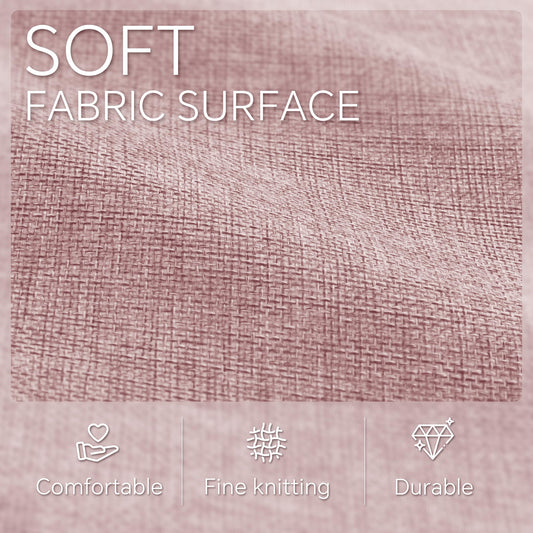 FinishingBo Cube Storage Baskets 6 Pack, 11x11 inch Foldable Cube Storage Bins with Leather Handles for Shelf Closet Nursery Toys (White/ Pink)