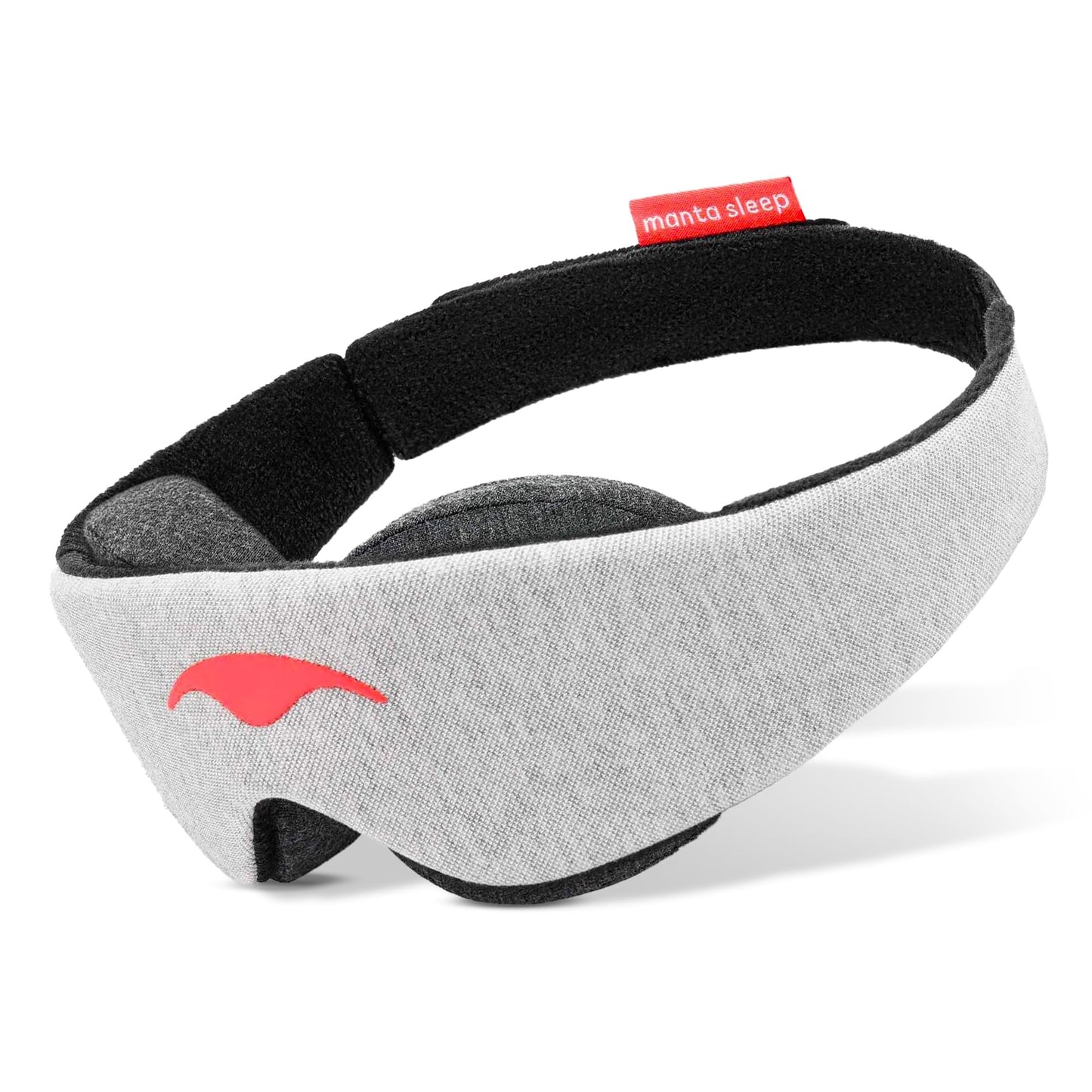 Manta Sleep Mask - 100% Light Blocking, Adjustable Sleeping Mask with Detachable Eye Cups, Ultra Comfortable for Women & Men, Zero Pressure on Lashes, Perfect for Travel/Shift Work