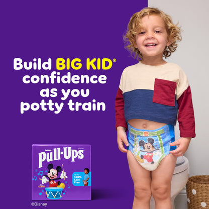 Pull-Ups Boys' Potty Training Pants, Size 3T-4T Training Underwear (32-40 lbs), 112 Count (4 Packs of 28), Packaging May Vary