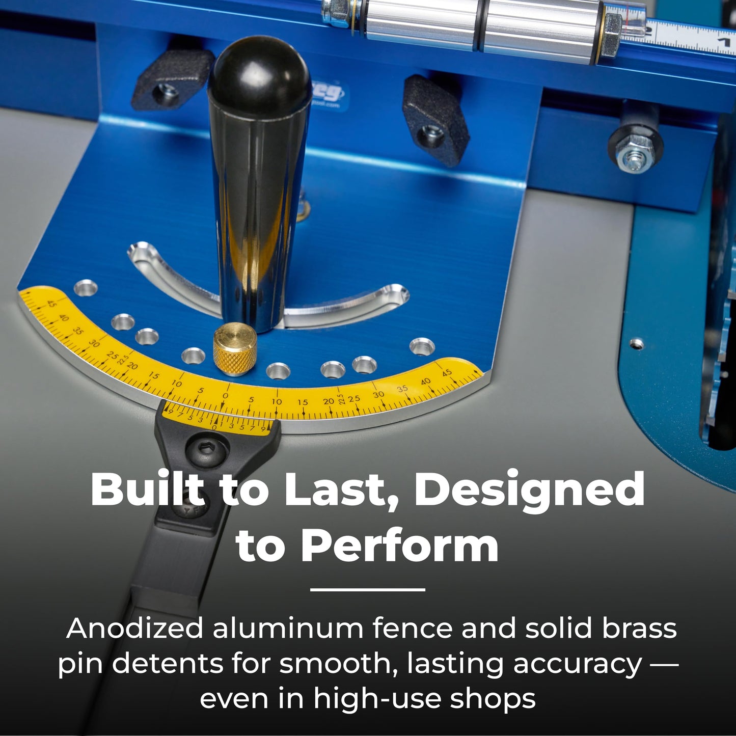 Kreg KMS7102 Table Saw Precision Miter Gauge System - Factory Calibrated - with Miter Gauge Fence & Bar - Miter Gauge for Table Saw