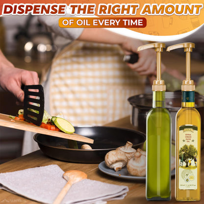 4 Pcs Coffee Syrup Pump Dispenser - Works as Skinny and Torani Syrup Pump - Precise Dispensing & Lockable Design, Fits Various 25.4 oz Bottles, Easy to Use & Clean, Ideal for Liquid & Pastes