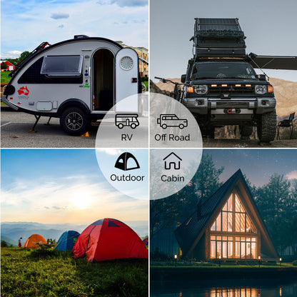 Renogy 100 Watt 12 Volt Portable Solar Panel with Waterproof 20A Charger Controller Foldable 100W Solar Suitcase with Adjustable Kickstand for Power Station, 100W Panel-20A Controller, Black