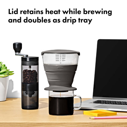 OXO Brew Collapsible Pour-Over Coffee Maker with Storage Case