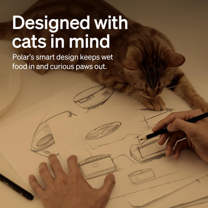 PETLIBRO Automatic Cat Feeder Wet Food Refrigerated New Upgraded APP Control,3 Days Freshness 3 Meals,Semiconductor Cooling&Quick Chills Wet Food Dispenser,Polar WiFi Timed Auto Pet Feeder for Cat Dog