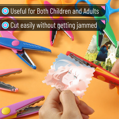 Mr. Pen Craft Scissors - Decorative Edge, 6 Pack, Zig Zag, Scrapbooking, Fancy, Pattern, Design