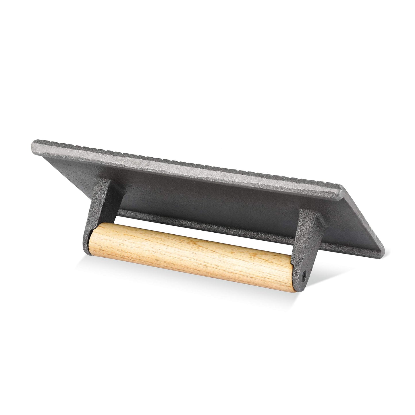 New Star Foodservice 42542 Extra Heavy Large Commercial Grade Iron Steak Weight/Bacon Press, 9.25-Inch by 5.25-Inch