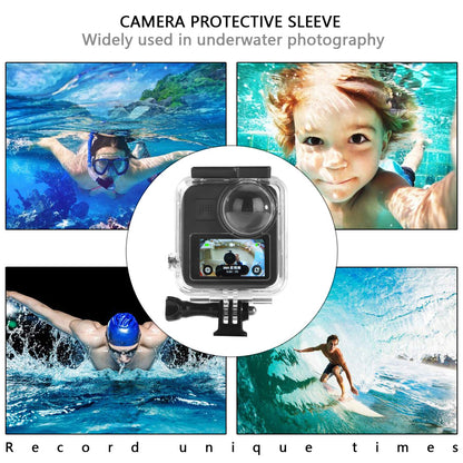 Waterproof Housing Case for Gopro Max Action Camera, Underwater Diving Protective Shell 30M with Bracket Accessories (Not for MAX 360 2025)