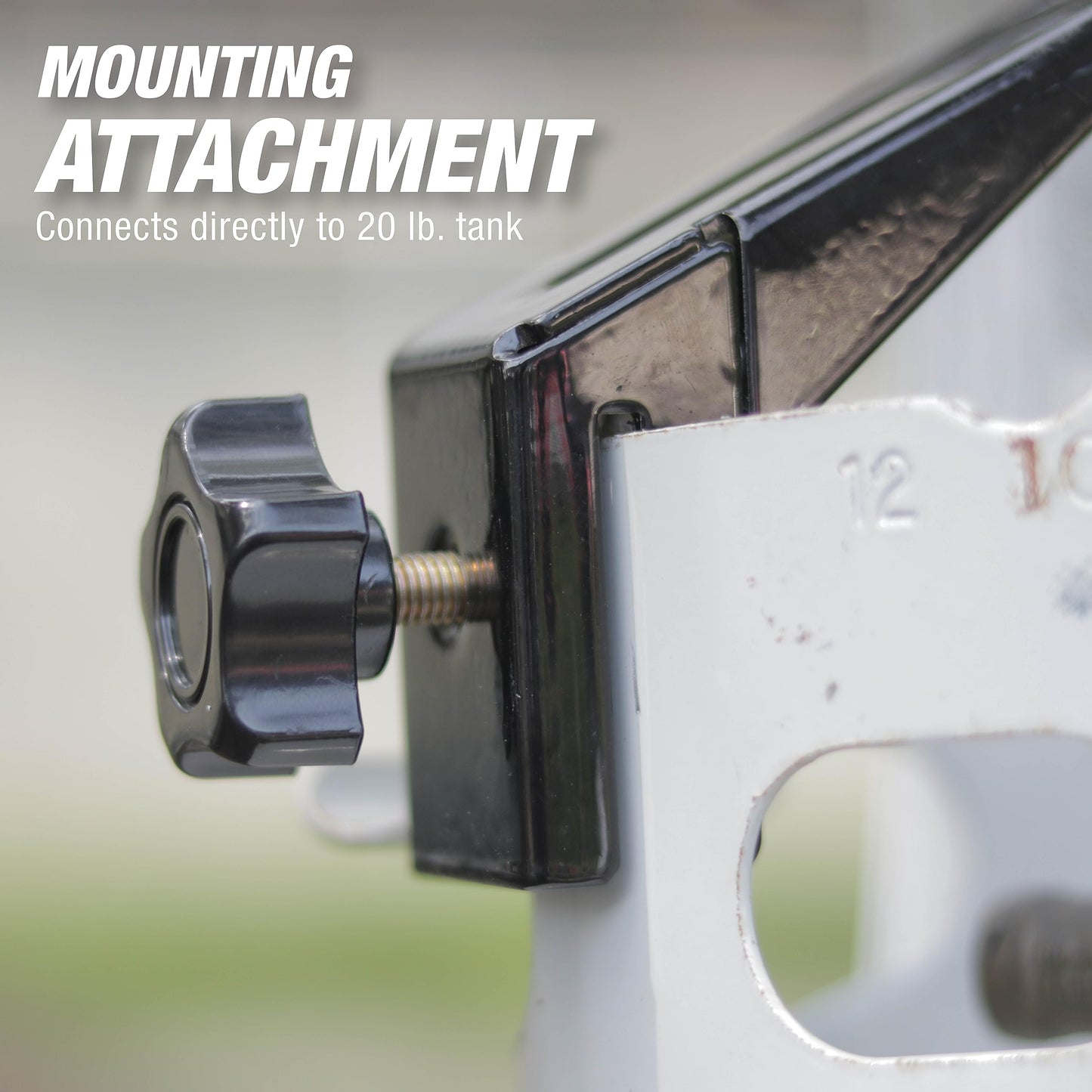 15,000 BTU Single Tank Top Portable Propane Radiant Heater,Grey/ Silver