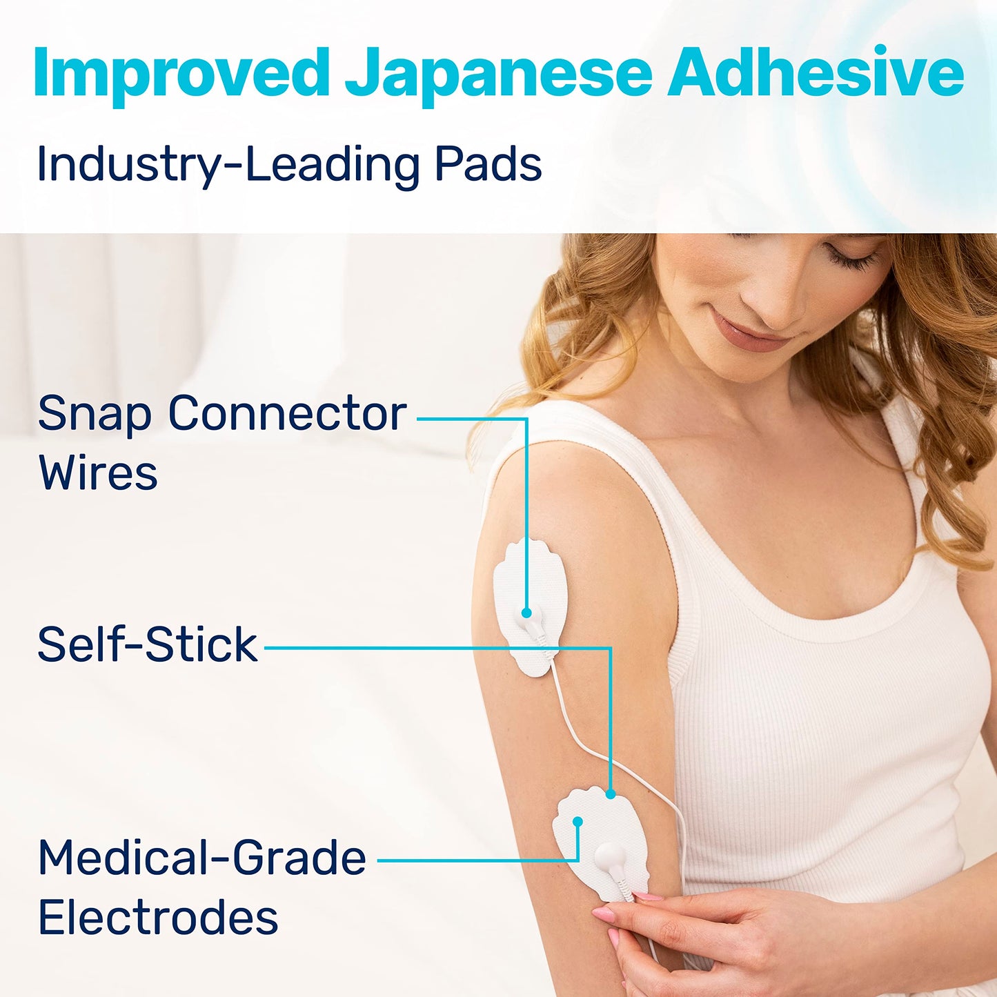 MEDVICE Rechargeable Tens Unit Muscle Stimulator, 2nd Gen 16 Modes & 8 Upgraded Pads for Natural Pain Relief & Management, FDA Cleared Electric Pulse Impulse Mini Massager Machine
