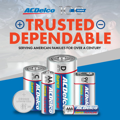 ACDelco AA and AAA 48-Count Combo Pack Super Alkaline Batteries, 24-Count Each, 10-Year Shelf Life, Recloseable Packaging