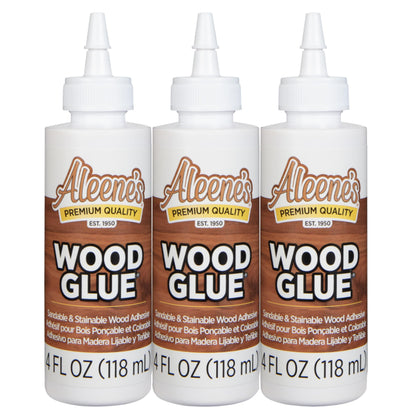 Aleene's 40645 Glue Wood Adhesive, 4 fl oz - 3 Pack, Multi