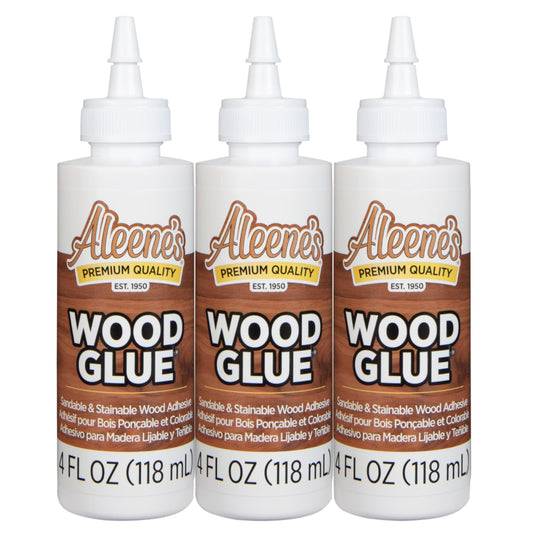 Aleene's 40645 Glue Wood Adhesive, 4 fl oz - 3 Pack, Multi