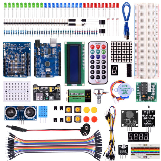 kuman Complete Starter Kit with Detailed Tutorial and Reliable Components for Arduino Project Mega 2560 Robot breadboard Kits
