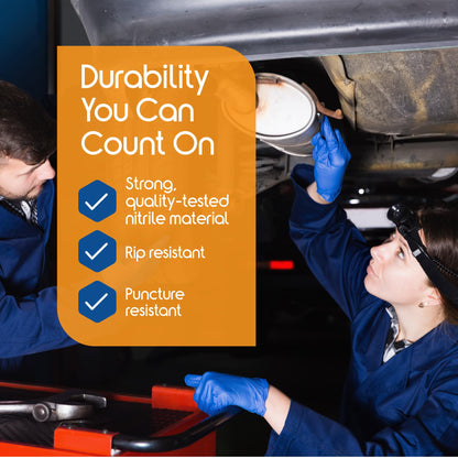 Inspire Nitrile Gloves Medical Examination | 4.5 Grade The Original Quality Stretch Cobalt Blue | Disposable Latex Free Doctors,EMT, Food Service, Cleaning, Janitorial, Household, Hospitals and More