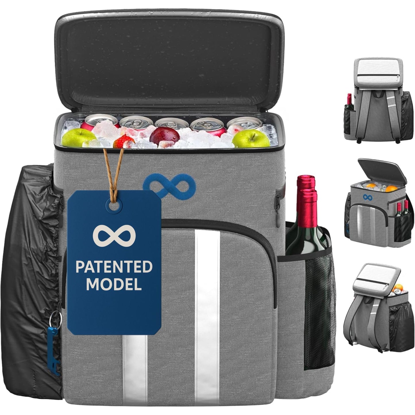 Insulated Backpack Cooler - 54 Cans, 24 Hour Cooling, Wider Straps, Lightweight Leak Proof Liner, Portable Cooler Backpack Bag for Men Women Beach Picnic Travel Lunch Camping - Everlasting Comfort