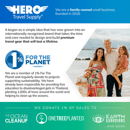 Hero Luggage Lock (Pack of 2) TSA Approved, 4 Digit Combination Padlock for Travel, Suitcases, Lockers, Backpacks