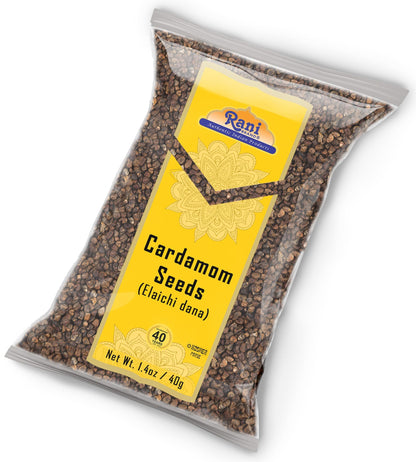 Rani Cardamom (Elachi) Decorticated Seeds Indian Spice 1.4oz (40g) ~ All Natural | Vegan | Gluten Friendly | NON-GMO | Kosher | Indian Origin