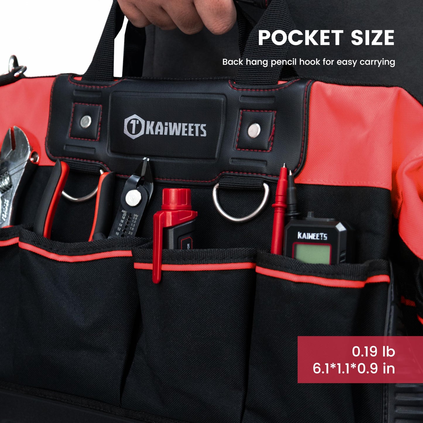 KAIWEETS Voltage Tester/Non-Contact Voltage Tester with Signal Percentage, Dual Range AC 12V/70V-1000V, Live/Null Wire Tester, Electrical Tester with LCD Display, Buzzer Alarm, Wire Breakpoint Finder