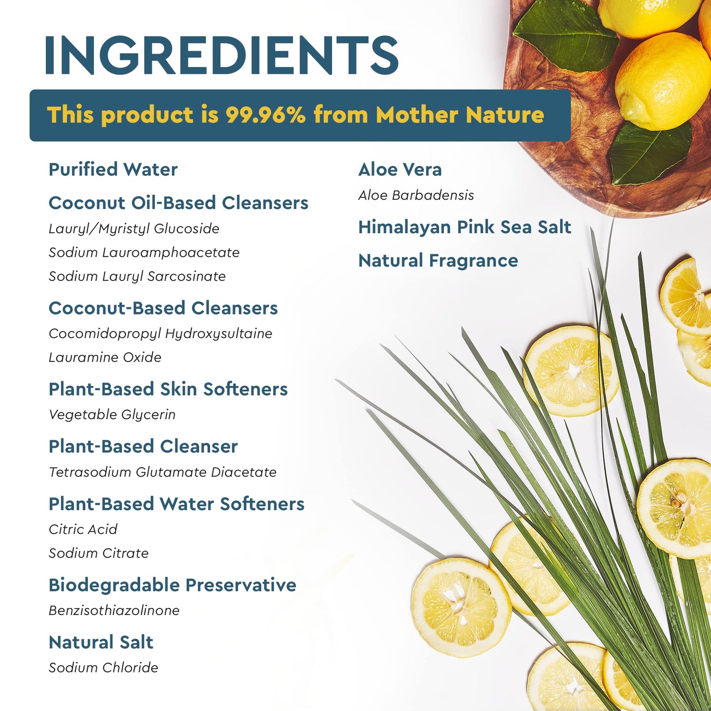 Puracy Natural Dish Soap Refill - Skin-Softening Plant-Based Liquid Dishwashing Detergent Soap, Clean-Rinsing Water-Sheeting Formula (Organic Lemongrass, 48 fl oz)