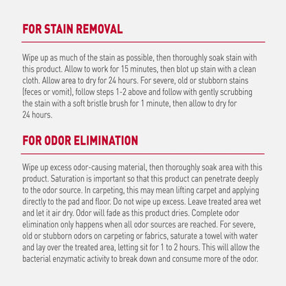 Nature’s Miracle Advanced Stain and Odor Eliminator Dog Spray, Fresh Scent, Severe Mess Enzymatic Formula For Tough Pet Messes, 32 Ounces