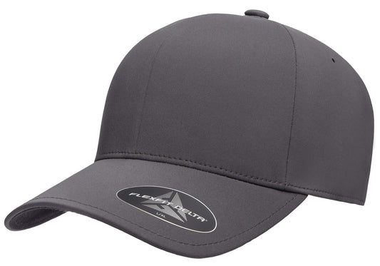 Flexfit Mens Delta Seamless Baseball Cap, Dark Grey, Large-X-Large US
