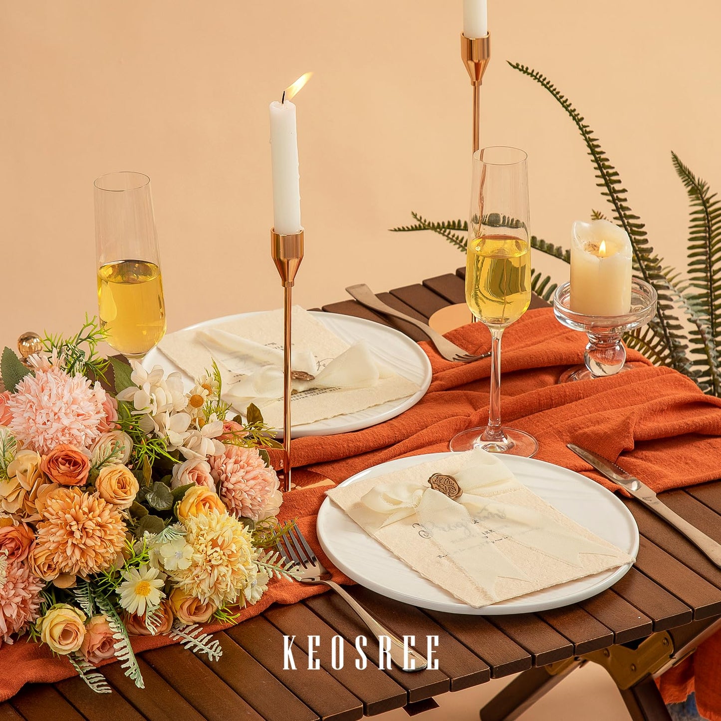 KEOSREE 3 Rolls Cream White Handmade Chiffon Ribbon,1.5" x 21Yd Frayed Fringe Silk Ribbons (3 Rolls *7Yd) for Gifts Wrapping, Wedding Invitations, Bridal Bouquets, Decorations