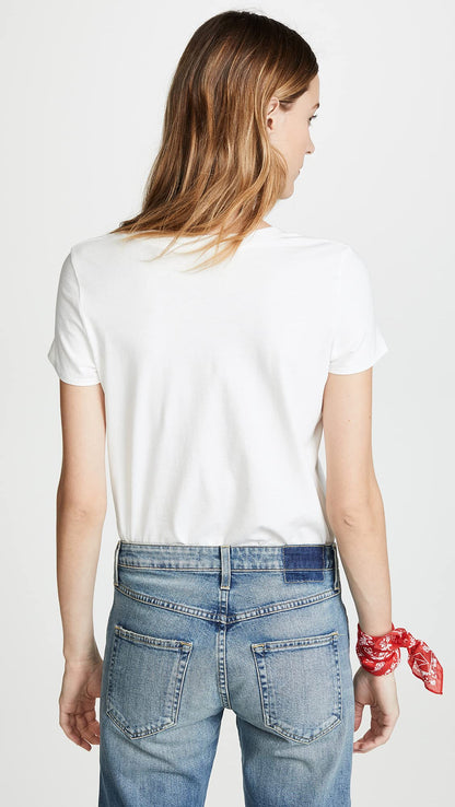 Madewell Women's Northside Vintage Tee, White Wash
