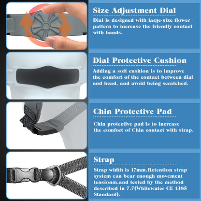 Tontron Adult Water Sports Helmet (Matte Spring Green, Large)