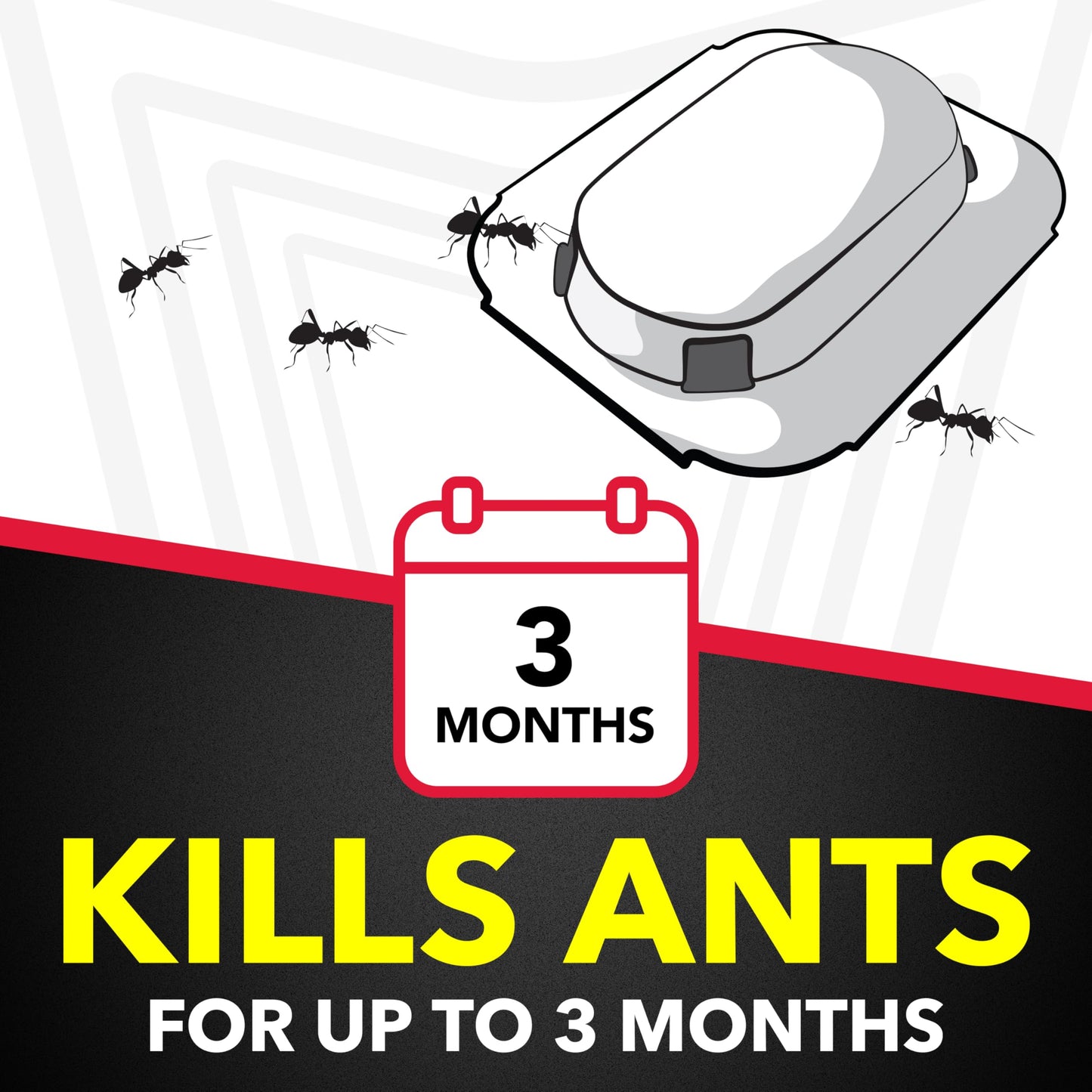 Raid Ant Killer Baits, For Household Use, Kills the Colony, Kills Ants for 3 Months, Child Resistant, 4 Count