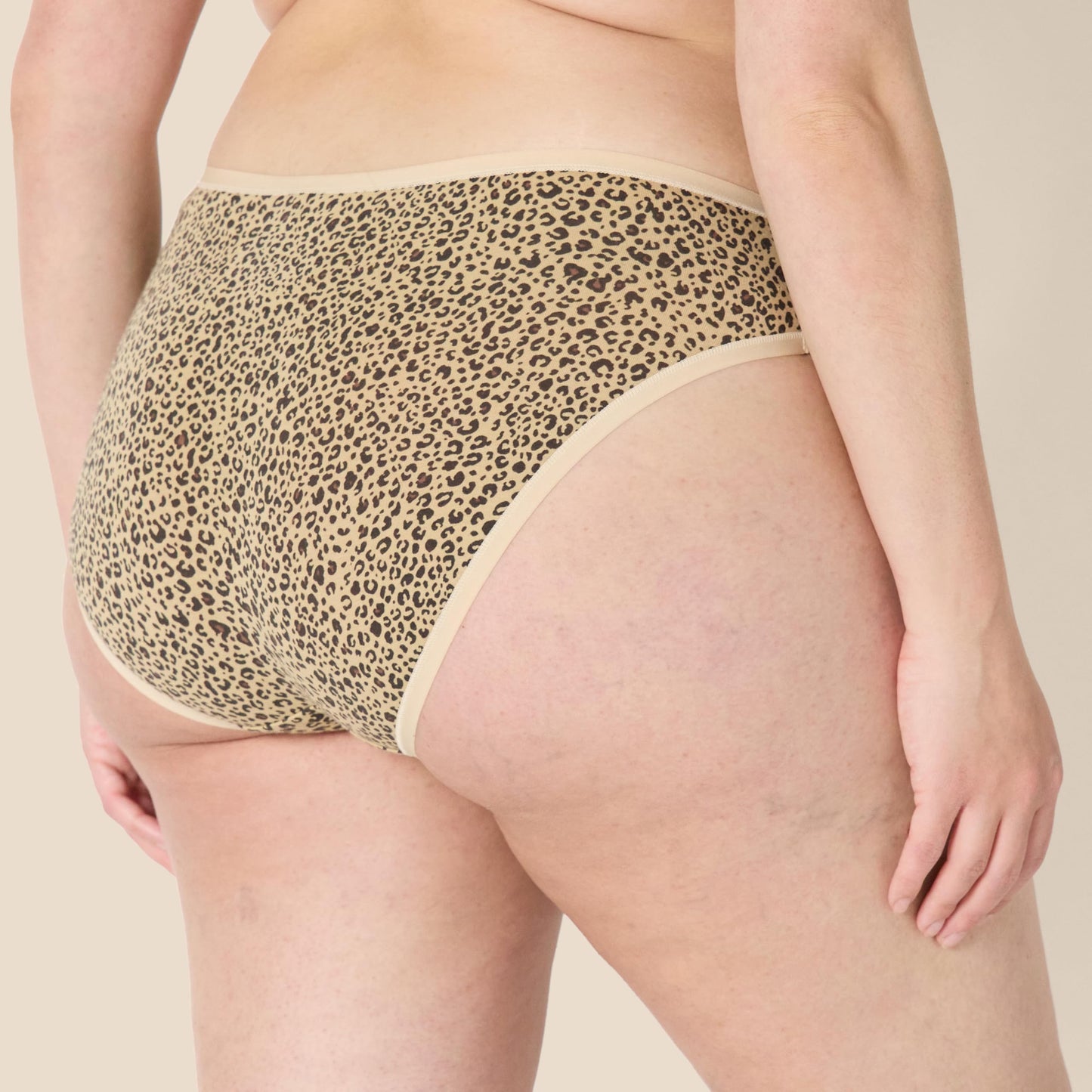 Amazon Essentials Women's Cotton Bikini Brief Underwear (Available in Plus Size), Pack of 6, Animal Print/Leopard/Multicolor/Stripe, Large