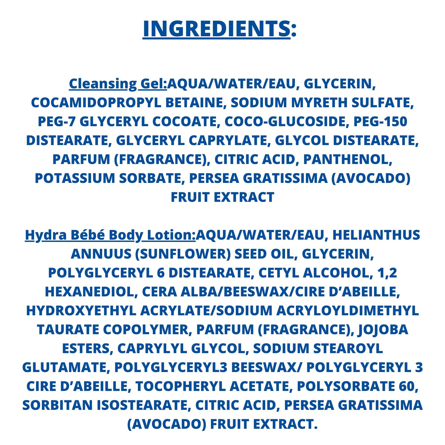 Mustela Baby Bath Time Gift Set - Baby Skin Care Essentials with Natural Avocado - Contains Hydra Bebe Body Lotion 10.14 fl. oz. & Gentle Cleansing Gel 16.9 fl. oz. - 2 Items Set