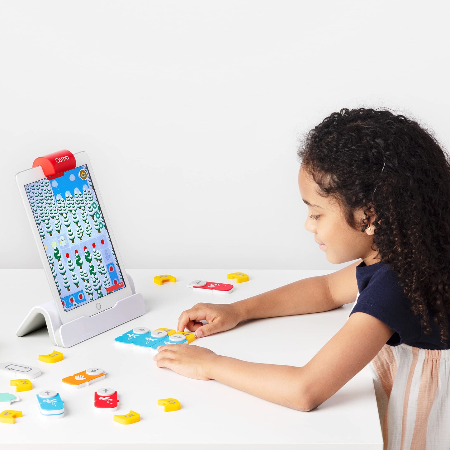 Osmo - Coding Starter Kit for iPhone & iPad-3 Educational Learning Games-Ages 5-10+ Learn to Code, Basics Puzzles-STEM Toy-Logic, Fundamentals(Osmo iPad/iPhone Base Included)