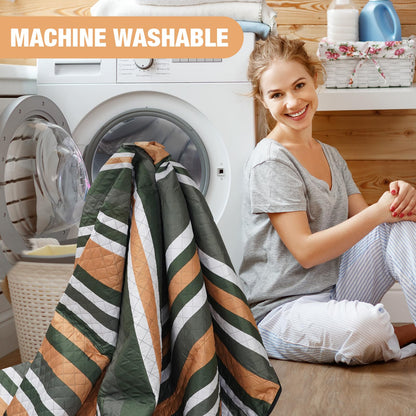 Picnic Blankets Outdoor Extra Large - 80"x80" Waterproof Beach Blanket, Machine Washable 3-Layer Foldable Park Mat with Sandproof Backing for Grass, Hiking, Travel, Concerts, Indoor (Orange)