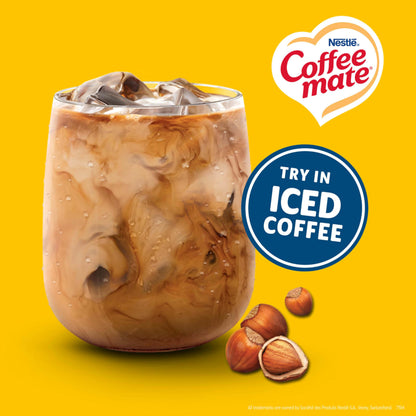 Nestle Coffee mate Coffee Creamer, Hazelnut, Liquid Creamer Singles, Non Dairy, No Refrigeration, 0.375 fl oz Tubs (Pack of 180)