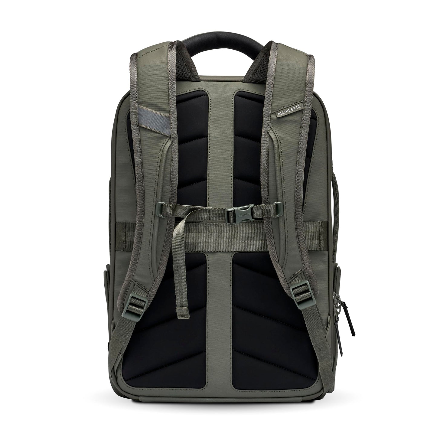 NOMATIC 14L Travel Pack - Water Resistant Laptop Bag - TSA-Ready Expandable Backpack (Olive)