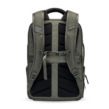 NOMATIC 14L Travel Pack - Water Resistant Laptop Bag - TSA-Ready Expandable Backpack (Olive)