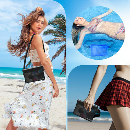 Waterproof Bag Fanny Packs for Women, Cruise Vacation Essentials Waterproof Pouch for Phone Passport Purse, Floating Dry Bags for Beach Water Park Boating Fishing Diving Surfing Kayaking Accessories