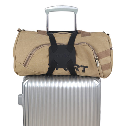 Luggage Straps Bag Bungee， Luggage Straps Suitcase Adjustable Belt，Add a Bag Easy to Travel Suitcase Elastic Strap Belt – (Black)